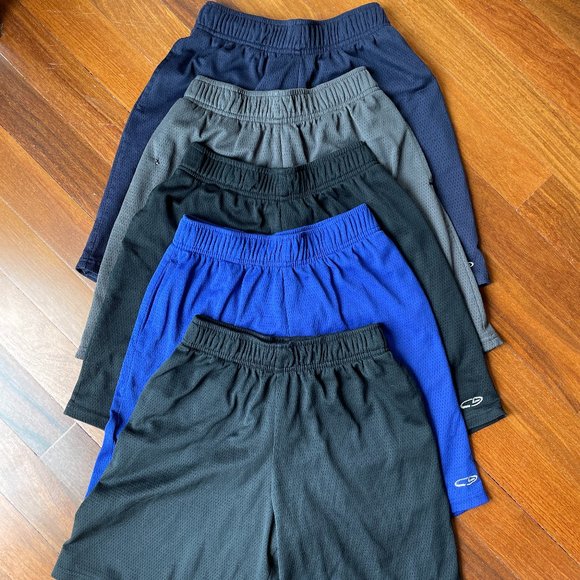 5 Pairs of Boy's C9 by Champion Shorts - Lg 12-14
